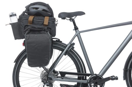 Torba na bagażnik BASIL MILES TRUNKBAG XL PRO MIK 9-36L, MIK System 2.0 (ready to go, 100% wodoodporna black slate - rove.pl
