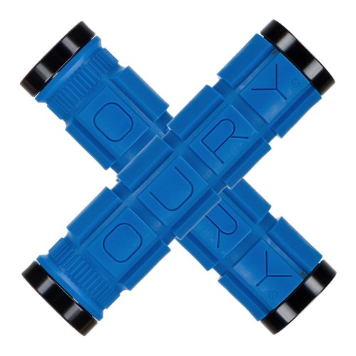 Przejdź do produktu Chwyty kierownicy LIZARDSKINS Dual-Clamp Lock-On OURY - Blue (NEW)