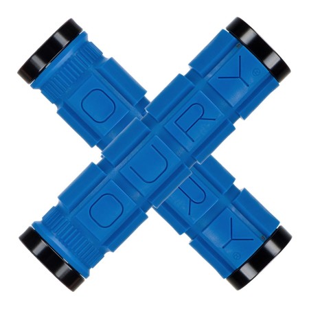 Chwyty kierownicy LIZARDSKINS Dual-Clamp Lock-On OURY - Blue (NEW)