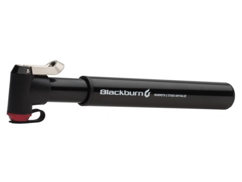 Przejdź do produktu Pompka ręczna BLACKBURN MAMMOTH 2 STAGE ANYVALVE HP HV 120psi czarna (NEW)