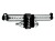 Pompka ręczna LEZYNE PRESSURE DRIVE CFH HP 120psi metalowy przewód CO2 + 1x nabój gazowy 16g grafitowa (WYPRZEDAŻ -50%)