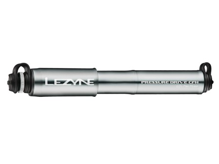 Pompka ręczna LEZYNE PRESSURE DRIVE CFH HP 120psi metalowy przewód CO2 + 1x nabój gazowy 16g grafitowa (WYPRZEDAŻ -50%) - rove.pl