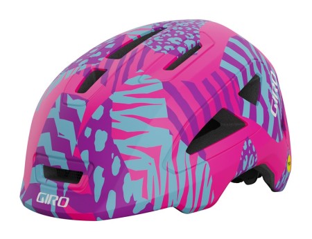 Kask dziecięcy GIRO SCAMP II matte pink animal roz. XS (45-49 cm) - rove.pl