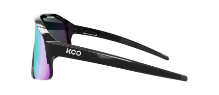 Okulary Koo Demos Black, Green Mirror Lenses - rove.pl