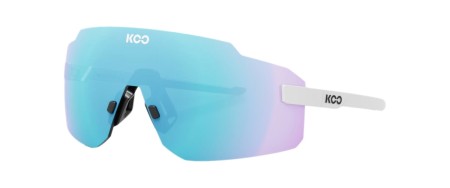 Okulary Koo Supernova White, Turquoise Mirror Lenses - rove.pl