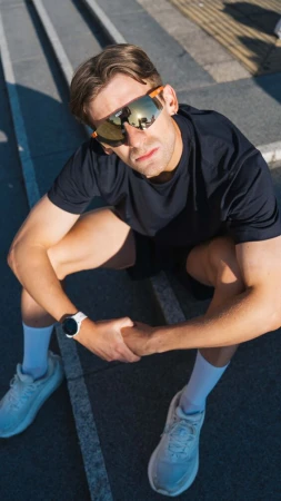 Okulary Koo Nova Sunset Matt, Gold Mirror Lenses