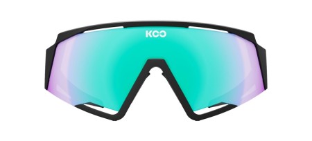 Okulary Koo Spectro Black Matt, Green Mirror Lenses