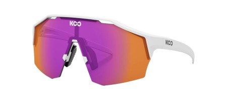 Okulary Koo Alibi White Matt Fuchsia Photochromic Mirror Lenses, Large - rove.pl
