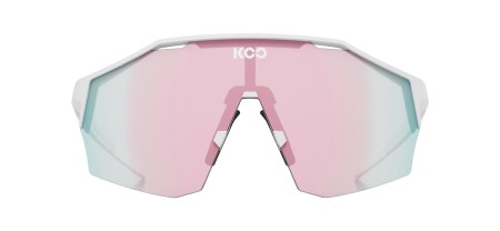 Okulary Koo Alibi White Matt Fuchsia Photochromic Mirror Lenses, Large