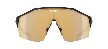 Okulary Koo Alibi Black Matt, Gold Mirror Lenses, Large