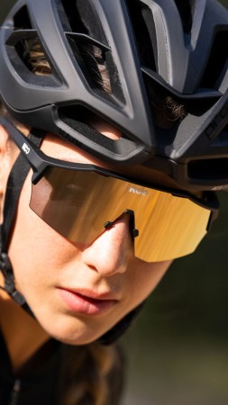 Okulary Koo Alibi Black Matt, Gold Mirror Lenses, Large - rove.pl