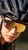 Okulary Koo Alibi Black Matt, Gold Mirror Lenses, Large
