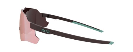 Okulary Koo Nebula Chocolate Matt Rose Gold Mirror Lenses