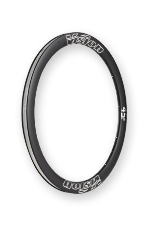 Obręcz Vision Metron 45 SL DB CH/TL Front 21H RM278A, naklejki Vision Mirror