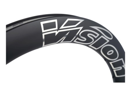 Obręcz Vision Metron 45 SL DB CH/TL Front 21H RM278A, naklejki Vision Mirror