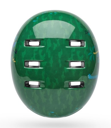 Kask dziecięcy BELL LIL RIPPER green dino den roz. S (48–55 cm) - rove.pl