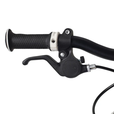 Rower dziecięcy Yupii 16″ żółty klamka hamulca