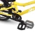 Rower dziecięcy Yupii 16″ żółty pedały składane