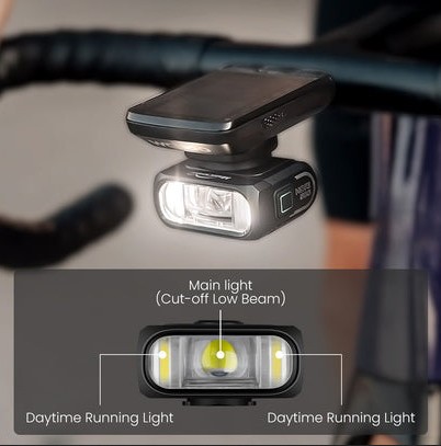 Lampka przednia MAGICSHINE HORI 900 DUAL MOUNTED 900 lumenów, bez uchwytu, bez pilota (NEW 2026) - rove.pl