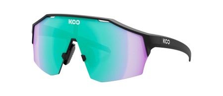 Okulary Koo Alibi Black Matt, Green Photochromic Mirror Lenses, Large