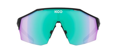 Okulary Koo Alibi Black Matt, Green Photochromic Mirror Lenses, Large