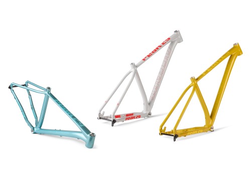 Przejdź do produktu Rama MTB 29" Peak Boost v.2 M oliwkowo-żółta, Boost 148x12mm