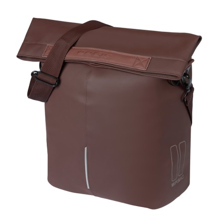 Sakwa pojedyncza BASIL CITY SHOPPER 14-16L, MIK Hooks System, roasted brown (NEW 2026) - rove.pl