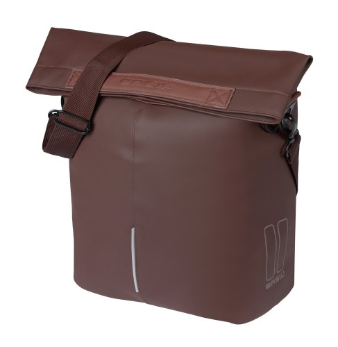 Przejdź do produktu Sakwa pojedyncza BASIL CITY SHOPPER 14-16L, MIK Hooks System, roasted brown (NEW 2026)