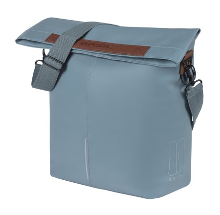 Sakwa pojedyncza BASIL CITY SHOPPER 14-16L, MIK Hooks System graphite blue (NEW 2026) - rove.pl