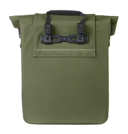 Sakwa pojedyncza BASIL CITY SHOPPER 14-16L, MIK Hooks System, moss green (NEW 2026) - rove.pl