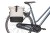 Sakwa pojedyncza BASIL COVE BICYCLE SHOPPER 14-16L, MIK Hooks, off-white/black (NEW 2026)