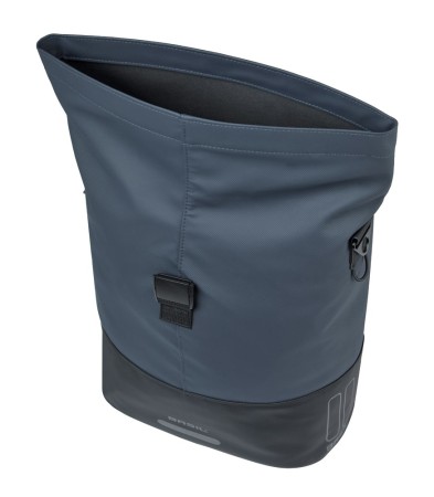Sakwa pojedyncza BASIL COVE BICYCLE SHOPPER 14-16L, MIK Hooks, navy/black (NEW 2026)