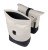 Sakwa podwójna BASIL COVE DOUBLE PANNIER BAG 28-32L, Universal Bridge System, off-white/black (NEW 2026) - rove.pl