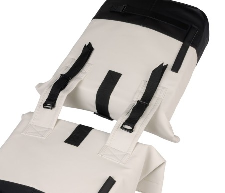 Sakwa podwójna BASIL COVE DOUBLE PANNIER BAG 28-32L, Universal Bridge System, off-white/black (NEW 2026)