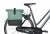 Sakwa podwójna BASIL COVE DOUBLE PANNIER BAG 28-32L, Universal Bridge System, silvergreen/black (NEW 2026) - rove.pl