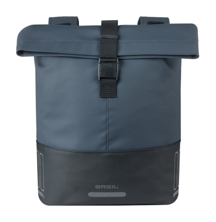 Sakwa podwójna BASIL COVE DOUBLE PANNIER BAG 28-32L, Universal Bridge System, navy/black (NEW 2026) - rove.pl