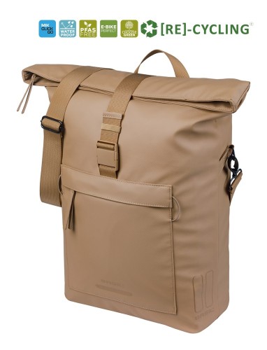Przejdź do produktu Sakwa pojedyncza BASIL BROOKLYN shoulder bag 17L, MIK Hooks, sand (NEW 2026)