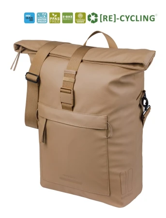 Sakwa pojedyncza BASIL BROOKLYN shoulder bag 17L, MIK Hooks, sand (NEW 2026)