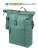 Sakwa pojedyncza BASIL BROOKLYN shoulder bag 17L, MIK Hooks, silvergreen (NEW 2026) - rove.pl
