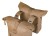 Sakwa podwójna BASIL BROOKLYN DOUBLE PANNIER BAG 41L, Universal Bridge System, wodoodporna, sand (NEW 2026) - rove.pl