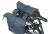 Sakwa podwójna BASIL BROOKLYN DOUBLE PANNIER BAG 41L, Universal Bridge System, wodoodporna, navy (NEW 2026) - rove.pl