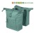 Sakwa podwójna BASIL BROOKLYN DOUBLE PANNIER BAG 41L, Universal Bridge System, wodoodporna, silvergreen (NEW 2026) - rove.pl