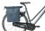 Sakwa podwójna BASIL BROOKLYN DOUBLE PANNIER BAG 41L, MIK System (ready to go), wodoodporna, navy (NEW 2026) - rove.pl