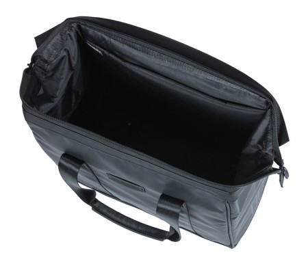 Sakwa pojedyncza BASIL GRAND TARPAULIN BICYCLE SHOPPER 23L, MIK Hooks System, wodoodporna black (NEW 2026) - rove.pl