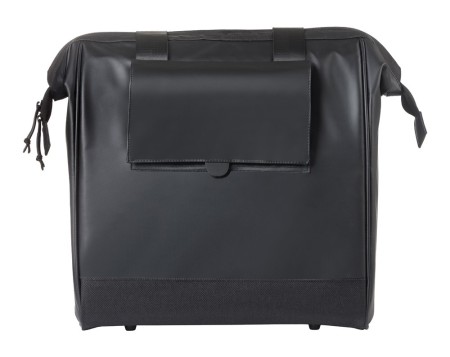 Sakwa pojedyncza BASIL GRAND TARPAULIN BICYCLE SHOPPER 23L, MIK Hooks System, wodoodporna black (NEW 2026)