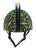 Kask dziecięcy juniorski RASKULLZ T-REX BONEZ MOHAWK black roz. XS TODDLER FS 3+ (48-52 cm) (NEW 2026) - rove.pl
