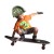 Kask dziecięcy juniorski RASKULLZ T-REX BONEZ MOHAWK black roz. XS TODDLER FS 3+ (48-52 cm) (NEW 2026) - rove.pl