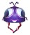Kask dziecięcy juniorski RASKULLZ GOOGLY LADY BUG pink roz. XS TOODLER FS 3+ (48-52 cm) (NEW 2026) - rove.pl