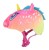 Kask dziecięcy juniorski RASKULLZ SUPER RAINBOW CORN pink roz. XS TODDLER FS 3+ (48-52 cm) (NEW 2026) - rove.pl