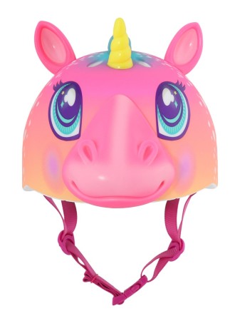 Kask dziecięcy juniorski RASKULLZ SUPER RAINBOW CORN pink roz. XS TODDLER FS 3+ (48-52 cm) (NEW 2026) - rove.pl
